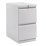 HON 33823RS 22-7/8-Inch Efficiencies Mobile Pedestal File with 2 File Drawers, Charcoal