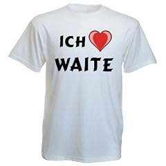 T-Shirt mit Aufschrift Ich Liebe Waite