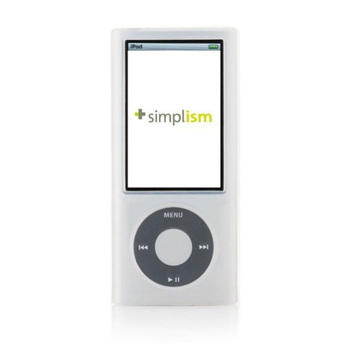 Simplism iPod nano 5th用 Dockコネクターカバー付き シリコンケース クリア TR-SCNN5-CL