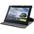 Goliton 360-Grad-Drehung schwarz Ledertasche f�r Asus Transformer Pad TF300/ TF300T / TF300TG