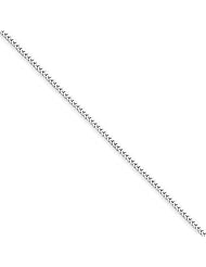 .9mm. 14 Karat White Gold, Solid Franco Chain - 16 inch