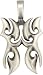 BICO AUSTRALIA JEWELRY (E86) PAPILLION - METAMORPHOSIS BEAUTY & CLARITY - Comes with a Generic 18 inch (to 20in) Adjustable 4mm Black Rubber Necklace.