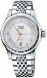 Oris Mens 733 7594 4061MB Classic Date White Dial Watch