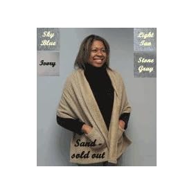 Soft Cotton Pocket Shawl - Gift for Mom or Grandma