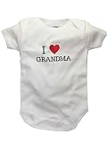 I Love Grandma Short Sleeve Onezie by Haute Stuff LA