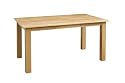 Premier Housewares Dining Table, 75 x 120 x 80 cm, Solid Oak