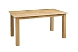 Premier Housewares Dining Table, 75 x 120 x 80 cm, Solid Oak