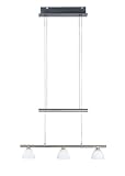 5535355-1680 Pendelleuchte 3x20W Halogen Stahl gebürstet