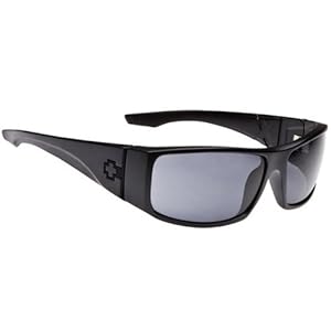 Spy Cooper XL Sunglasses - Spy Optic Steady Series Casual Wear Eyewear - Color: Matte Black/Grey, Size: One Size Fits All