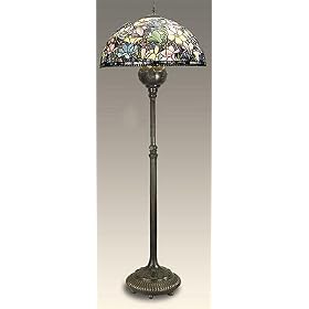 Decorative Style Lamp with Magnolias