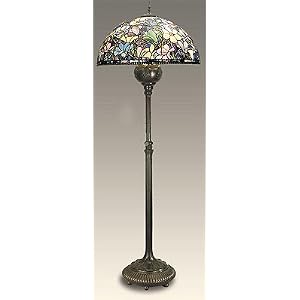 Decorative Style Lamp with Magnolias