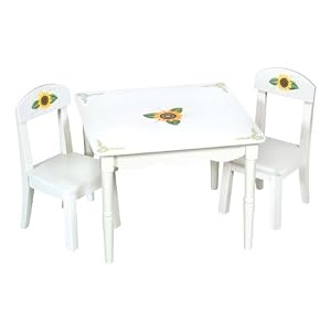 Guidecraft Sunflower Table Chair Set