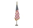 Deluxe 7' U.S. Flag Presentation Set - Parade Flag- Indoor Flag