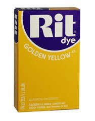 Rit Dye - Fabric Dye - Golden Yellow 42 Powder