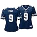 Tony Romo Reebok Navy Replica Dallas Cowboys Women's Jersey - Medium