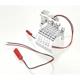 C22480SILVER Side Mount Super Motor Heatsink+Fan 540 from Heat Sinks