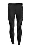 CW-X Men's Perform X Tight Pant, Black/Dark Grey, Large