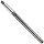 Chicago Latrobe 245 High-Speed Steel Taper Pin Reamer, Straight Flute, Square Shank, Uncoated (Bright) Finish