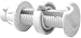 Seachoice® Cable Thru Hull Fitting