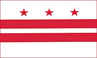 District of Columbia Flag Polyester 3 ft. x 5 ft.