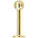 14 Gauge Gold Electro Titanium Labret Monroe -3/8"