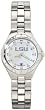 LSU Fighting Tigers Womens Pearl Mop Dial Bracelet Watch