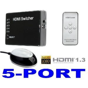 5 Port HDMI Switch with Remote