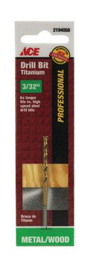 Bosch (Vermont American) 01-4706 "Ace" Drill Bit 3/32" - Titanium