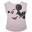 Rolled-Sleeve Mickey Mouse Tee by Disney Couture for Women