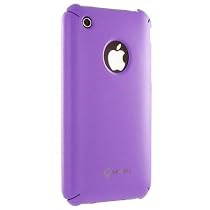 (8 Colors Available) Slim fit hard crystal rubber case cover for Apple iPhone 3G and iPhone 3GS 8GB, 16GB, 32GB + Screen Protector