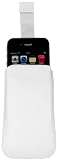 PU-Ledertasche WEISS | Hülle iPhone 4 | Etui Pouch iPhone 4 | Tasche Case i Phone 4 mit Ausziehhilfe - WHITE EDITION
