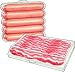 Kitchen & Housewares : Hot Dog & Bacon Containers (Set of 2)