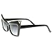 zeroUV - Super Cateye NYC Designer Inspired Fashion Cat Eye Sharp High-Pointed Sunglasses