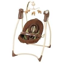 Graco Lovin Hug Easy Entry Open Top Curved Frame Swing
