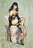 IMAGE OF Bettie Page- Extatique 30'' x 40'' Textile/Fabric Poster