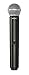 Shure BLX2/SM58 Handheld Wireless Transmitter with SM58 Vocal Mic Capsule - for use with BLX Wireless Microphone Systems (Receiver Sold Separately) | H8 Band