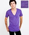 American Apparel - Tri-Blend Short Sleeve Deep V-Neck (TR456)