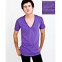 American Apparel - Tri-Blend Short Sleeve Deep V-Neck (TR456)