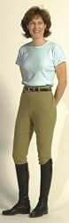 ON COURSE Cotton Natural Side-Zip Breech
