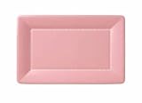 Ideal Home Range Cafe Paper Plates, Zing Soft Pink, 9 X 5.5-Inch, 8-Count (Pack of 3)