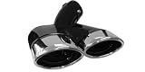E-Class 2003-2007 dual stainless exhaust muffler tips W211