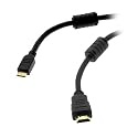 GTMax Premium Gold Plated Mini HDMI to HDMI Cable with Ferrite Cores 1080p, PS3, Blu-Ray DVD, Xbox 360 - ( 6 Feet, Black)