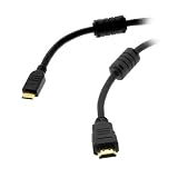 Mini HDMI - HDMI Male to Male v1.3 Full HD Gold Plated Cable with Ferrites Cores - 10 Feet for Sony HDR-XR500V