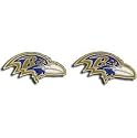 Baltimore Ravens Stud Earrings - NFL Football Fan Shop Sports Team Merchandise