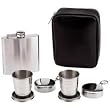 Maxam 6 Ounce Flask with Collapsible Cup