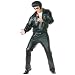 Adult Elvis Presley Black Faux Leather Costume