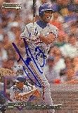 Lou Frazier, Montreal Expos, 1994 Donruss Autographed Card
