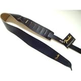 Fender Plain Leather Guitar Strap - Black