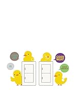 Ambiance Live Vinilo Decorativo Ducks Multicolor