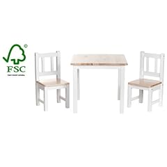 Kindersitzgruppe Kinderm�bel Massivholz 1 Tisch + 2 St�hle